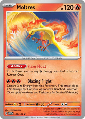 Moltres (146/165) [Scarlet & Violet: 151]