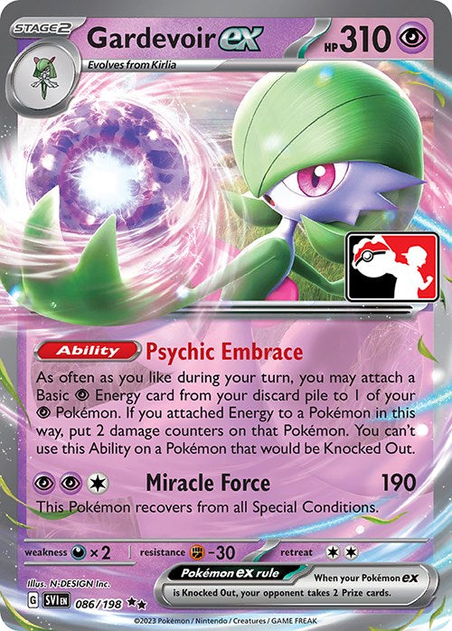 Gardevoir ex (086/198) [Prize Pack Series Three]