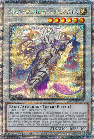 Mannadium Trisukta Quarter Century Secret Rare (AGOV-EN037) [AGOV]