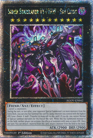 Super Starslayer TY PHON Sky Crisis Quarter Century Secret Rare (AGOV-EN042) [AGOV]