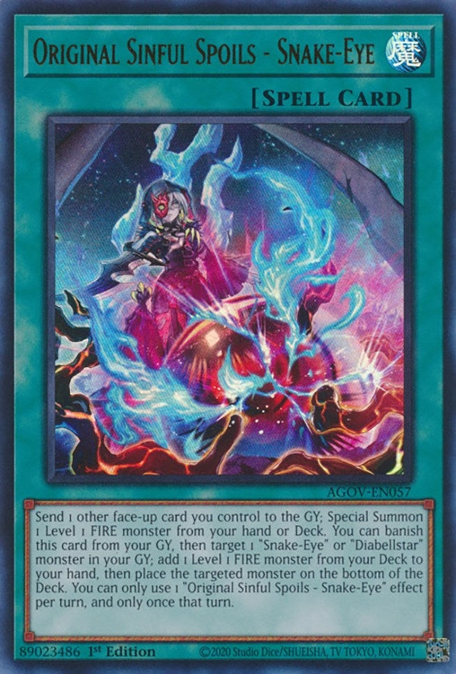 Original Sinful Spoils Snake Eye (AGOV-EN057) [AGOV]