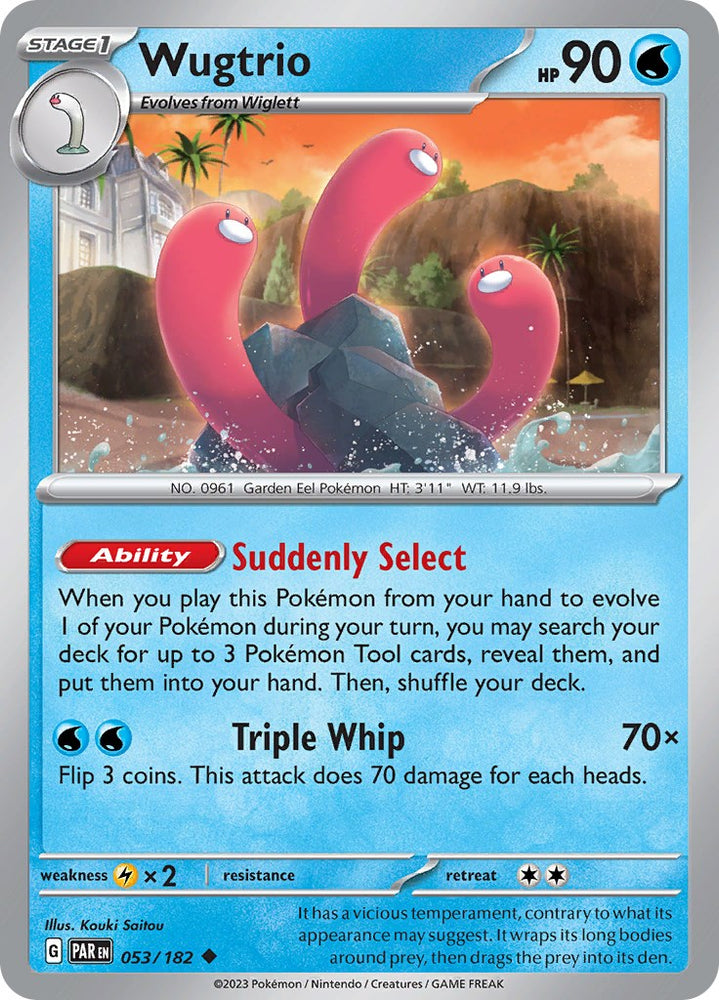 Wugtrio (053/182) [Scarlet & Violet: Paradox Rift]