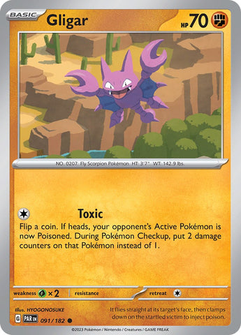 Gligar (091/182) [Scarlet & Violet: Paradox Rift]