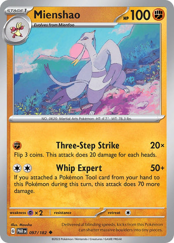 Mienshao (097/182) [Scarlet & Violet: Paradox Rift]