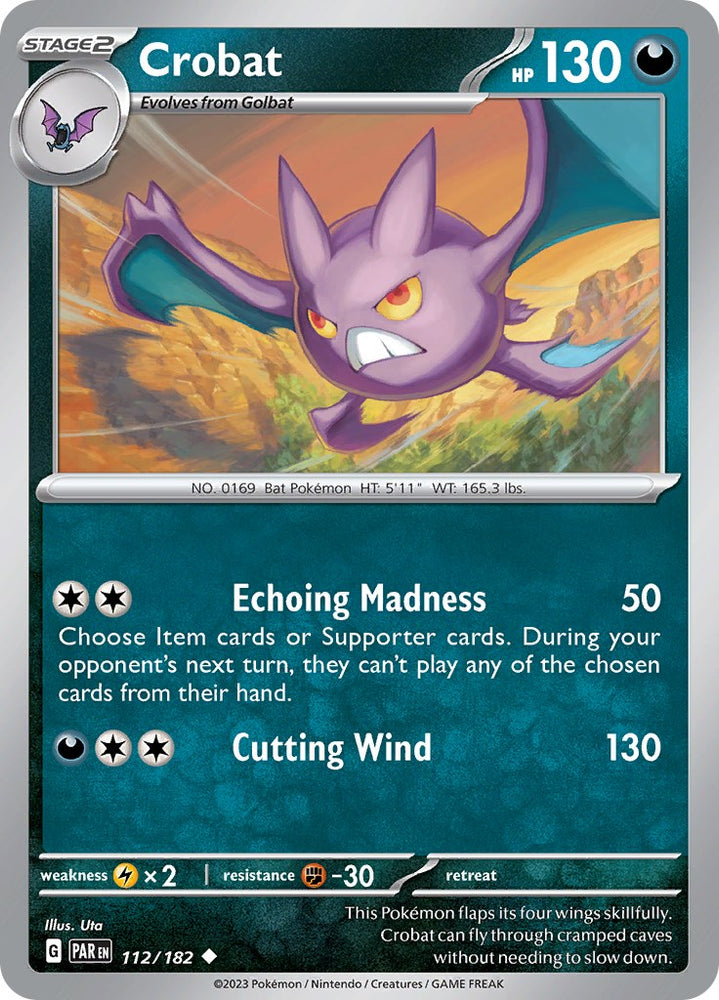 Crobat (112/182) [Scarlet & Violet: Paradox Rift]