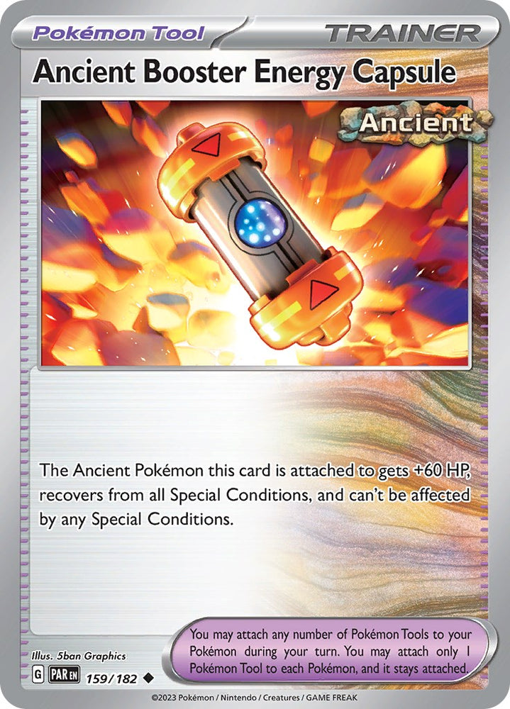 Ancient Booster Energy Capsule (159/182) [Scarlet & Violet: Paradox Rift]