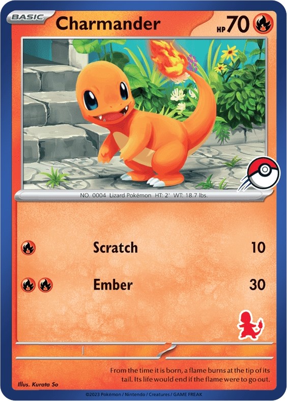 Charmander (Blue Border) [My First Battle]