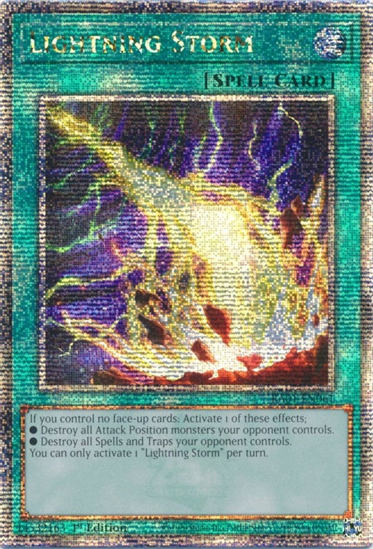 Lightning Storm Quarter Century Secret Rare (RA01-EN061) [RA01]