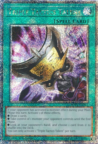 Triple Tactics Talent Quarter Century Secret Rare (RA01-EN063) [RA01]