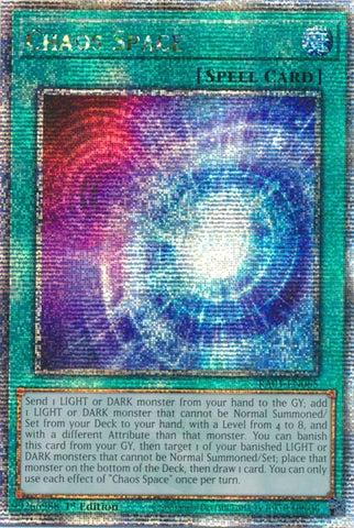 Chaos Space Quarter Century Secret Rare (RA01-EN065) [RA01]