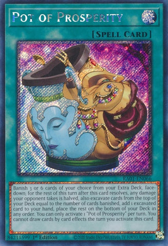 Pot of Prosperity Platinum Secret Rare (RA01-EN066) [RA01]