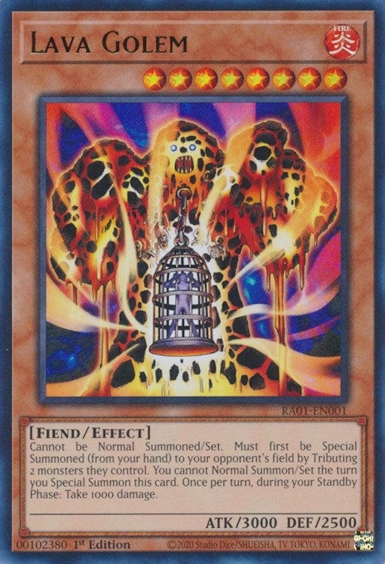 Lava Golem UR (RA01-EN001) [RA01]