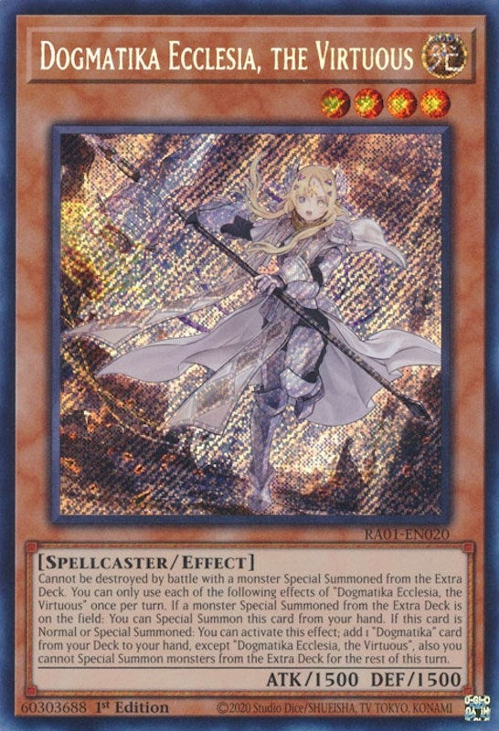 Dogmatika Ecclesia the Virtuous Secret Rare (RA01-EN020) [RA01]