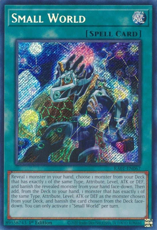 Small World Secret Rare (RA01-EN067) [RA01]