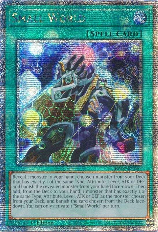 Small World Quarter Century Secret Rare (RA01-EN067) [RA01]