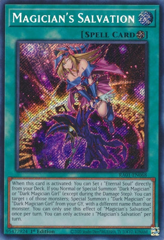 Magicians Salvation Secret Rare (RA01-EN068) [RA01]