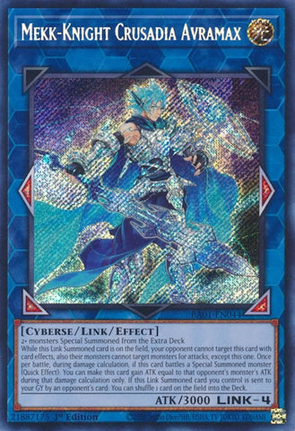 Mekk Knight Crusadia Avramax Secret Rare (RA01-EN044) [RA01]