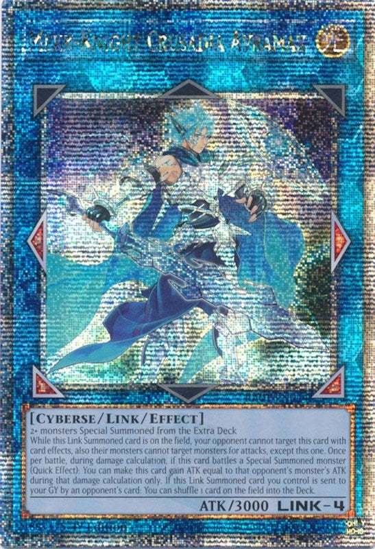 Mekk Knight Crusadia Avramax Quarter Century Secret Rare (RA01-EN044) [RA01]