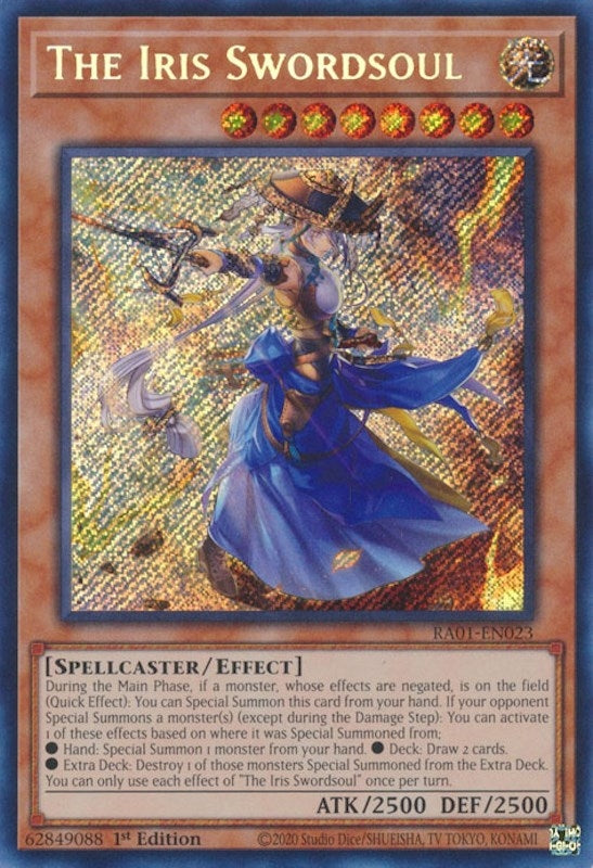 The Iris Swordsoul Secret Rare (RA01-EN023) [RA01]