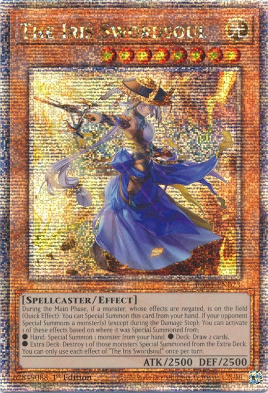 The Iris Swordsoul Quarter Century Secret Rare (RA01-EN023) [RA01]