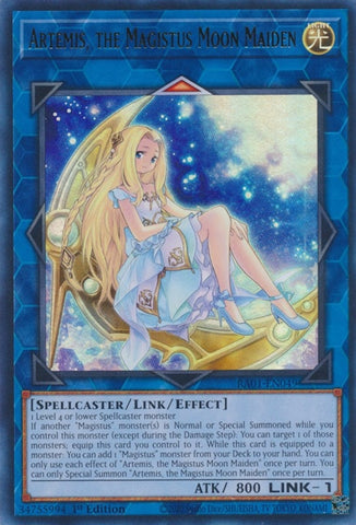 Artemis the Magistus Moon Maiden UR (RA01-EN049) [RA01]