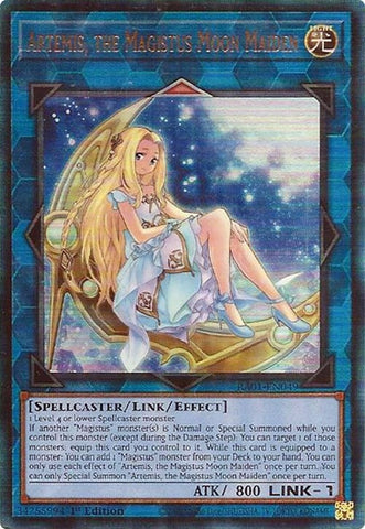 Artemis the Magistus Moon Maiden PUR (RA01-EN049) [RA01]