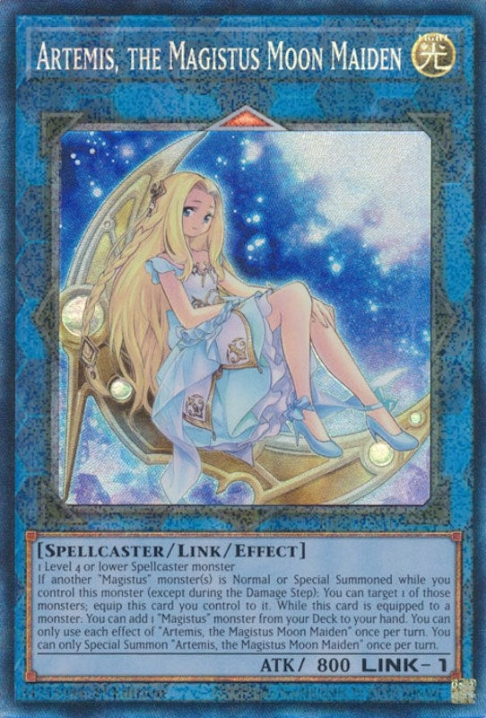 Artemis the Magistus Moon Maiden PCR (RA01-EN049) [RA01]