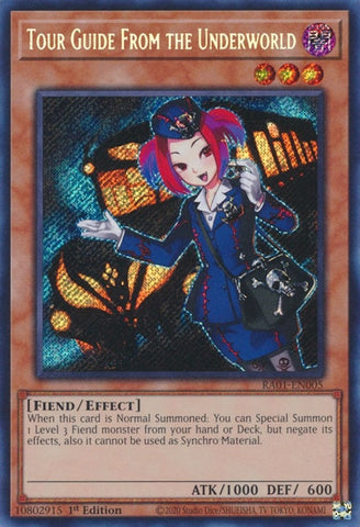 Tour Guide From the Underworld Secret Rare (RA01-EN005) [RA01]