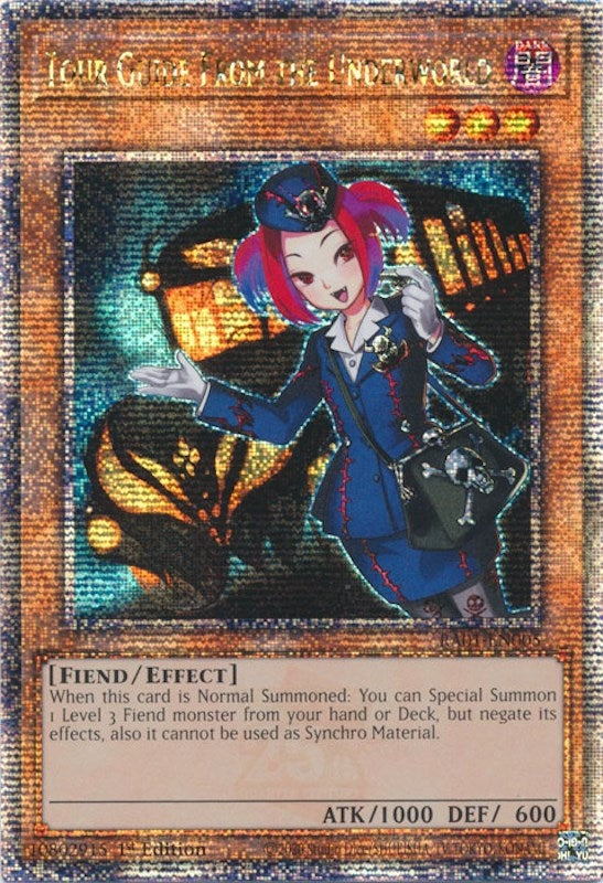 Tour Guide From the Underworld Quarter Century Secret Rare (RA01-EN005) [RA01]