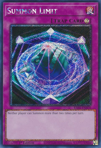 Summon Limit Platinum Secret Rare (RA01-EN070) [RA01]