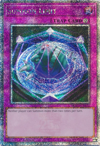 Summon Limit Quarter Century Secret Rare (RA01-EN070) [RA01]