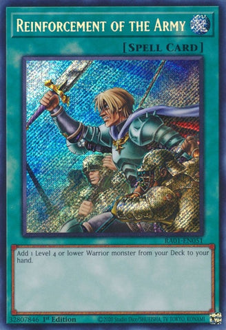 Reinforcement of the Army Secret Rare (RA01-EN051) [RA01]