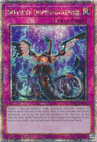 Infinite Impermanence Quarter Century Secret Rare (RA01-EN075) [RA01]