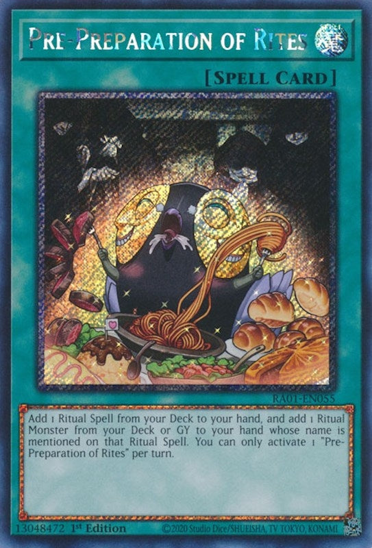 Pre Preparation of Rites Platinum Secret Rare (RA01-EN055) [RA01]