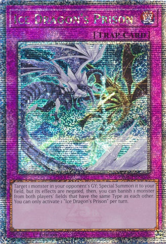 Ice Dragons Prison Quarter Century Secret Rare (RA01-EN078) [RA01]