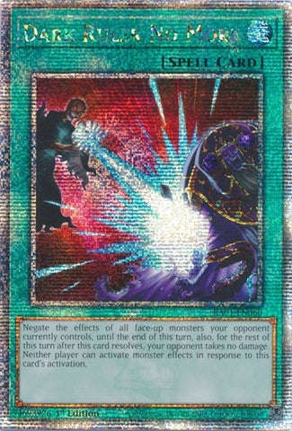 Dark Ruler No More Quarter Century Secret Rare (RA01-EN060) [RA01]