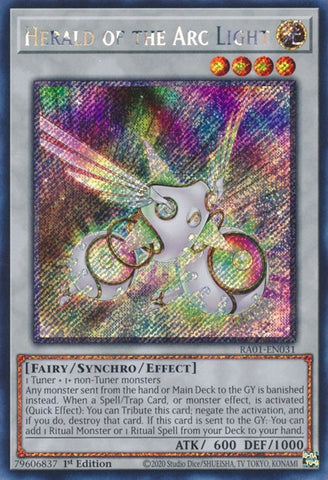 Herald of the Arc Light Platinum Secret Rare (RA01-EN031) [RA01]