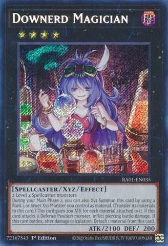 Downerd Magician Secret Rare (RA01-EN035) [RA01]