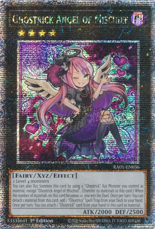 Ghostrick Angel of Mischief Quarter Century Secret Rare (RA01-EN036) [RA01]