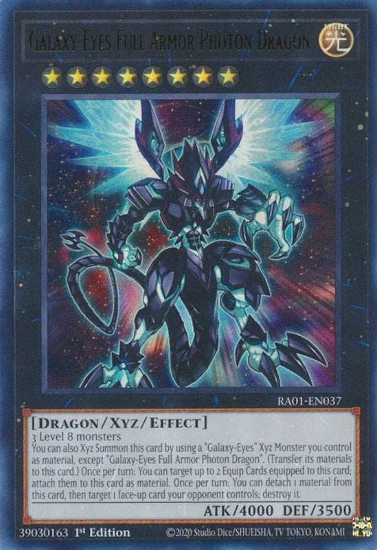 Galaxy Eyes Full Armor Photon Dragon UR (RA01-EN037) [RA01]