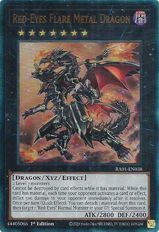 Red Eyes Flare Metal Dragon PUR (RA01-EN038) [RA01]