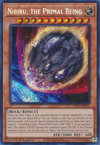 Nibiru the Primal Being Secret Rare (RA01-EN015) [RA01]