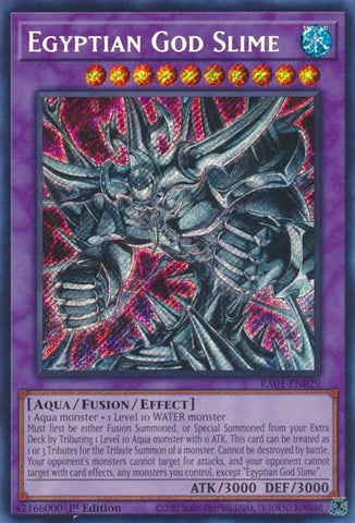 Egyptian God Slime Secret Rare (RA01-EN029) [RA01]