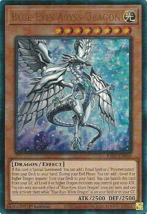 Blue Eyes Abyss Dragon PUR (RA01-EN016) [RA01]