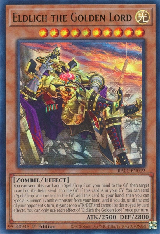 Eldlich the Golden Lord Alternate Art UR (RA01-EN019) [RA01]