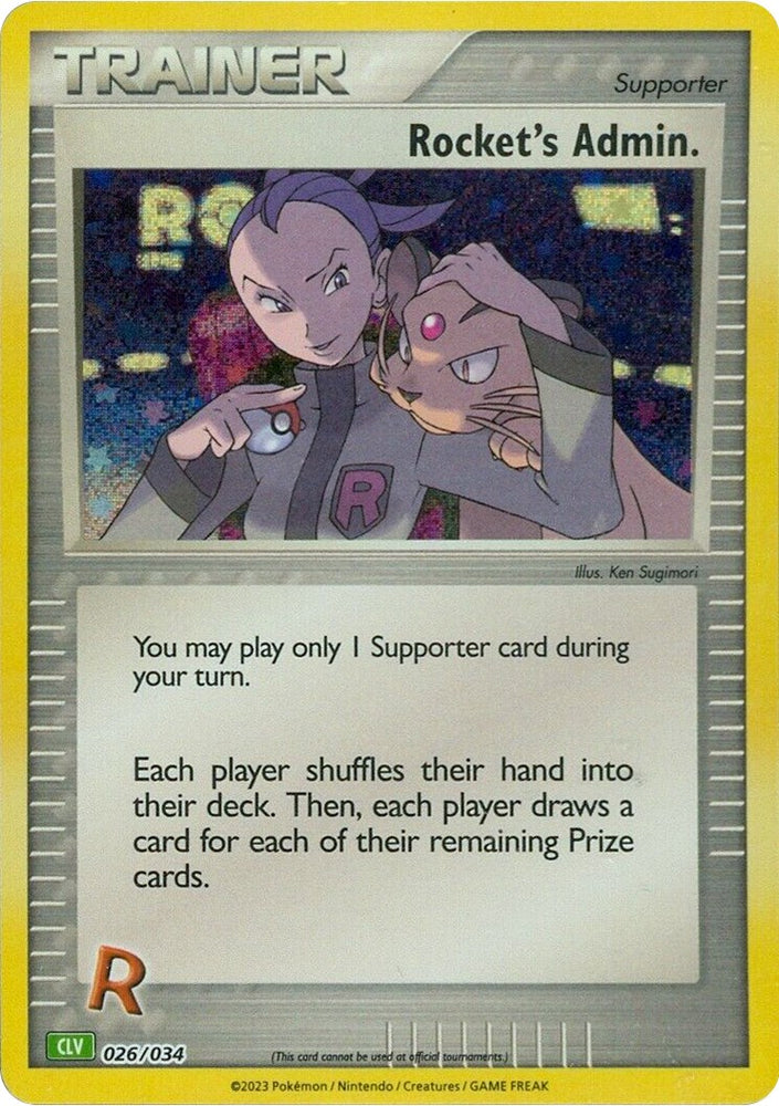 Rocket's Admin. (CLV) [Trading Card Game Classic]