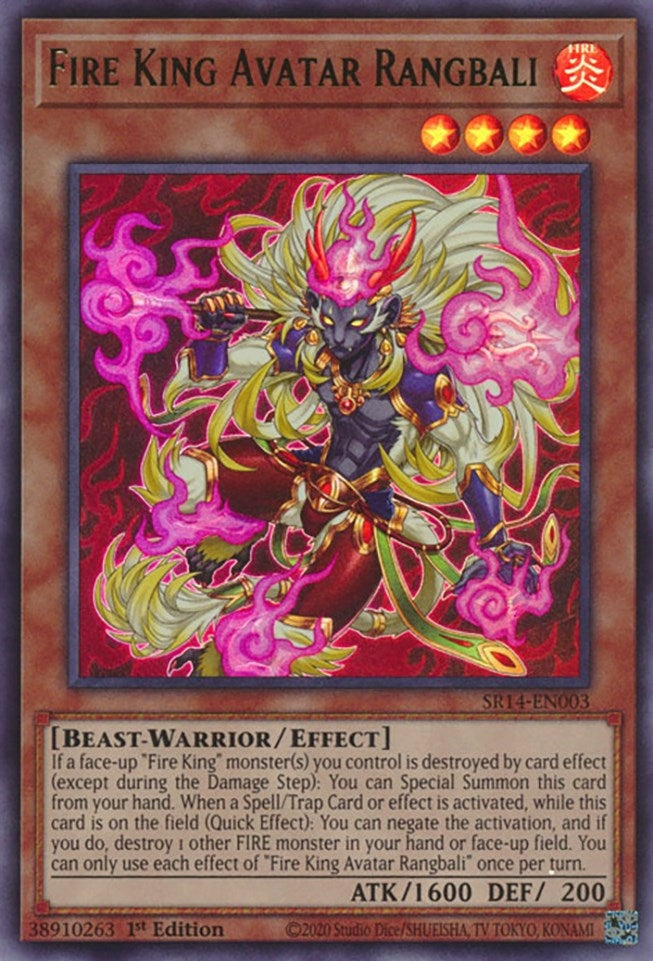 Fire King Avatar Rangbali (SR14-EN003) [SR14]