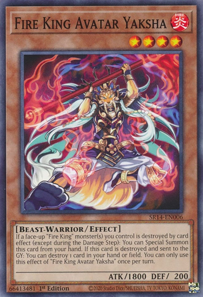 Fire King Avatar Yaksha (SR14-EN006) [SR14]