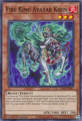 Fire King Avatar Kirin (SR14-EN007) [SR14]