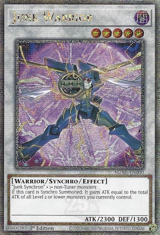 Junk Warrior Quarter Century Secret Rare (MZMI-EN000) [MZMI]